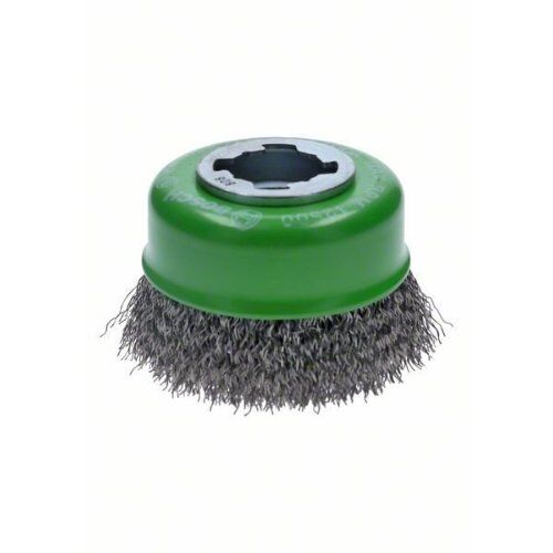  Gewellte Topfbürsten Clean for Inox für X-LOCK Winkelschleifer Bosch X-LOCK Topfbürste 75 mm, gewellter rostfreier Stahldraht, für kleine Winkelschleifer 12377417