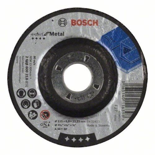  Expert for Metal Gekröpfte Schruppscheiben, 22,23-mm-Bohrung für kleine Winkelschleifer Bosch Schruppscheibe gekröpft Expert for Metal, für kleine Winkelschleifer 12377337