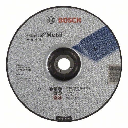  Expert for Metal Gekröpfte Trennscheiben, 22,23-mm-Bohrung für große Winkelschleifer Bosch Trennscheibe gekröpft Expert for Metal, für große Winkelschleifer mit Spannmutter 12377196