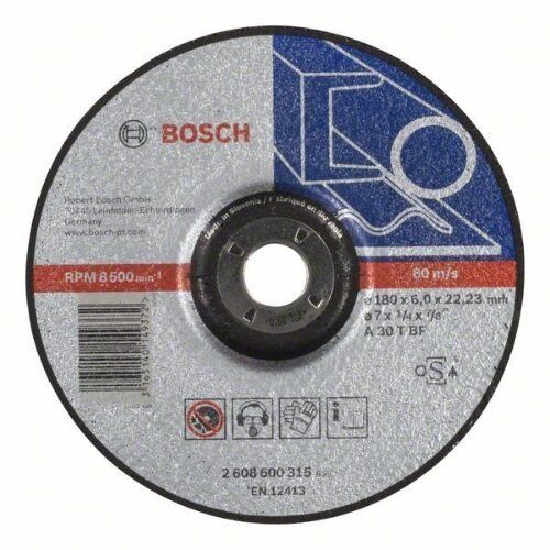  Expert for Metal Gekröpfte Schruppscheiben, 22,23-mm-Bohrung für große Winkelschleifer Bosch Schruppscheibe gekröpft Expert for Metal, für große Winkelschleifer mit Spannmutter 12377341