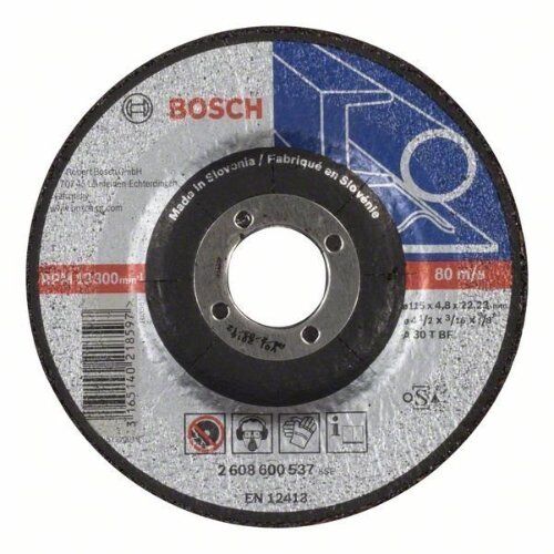  Expert for Metal Gekröpfte Schruppscheiben, 22,23-mm-Bohrung für kleine Winkelschleifer Bosch Schruppscheibe gekröpft Expert for Metal, für kleine Winkelschleifer 12377339