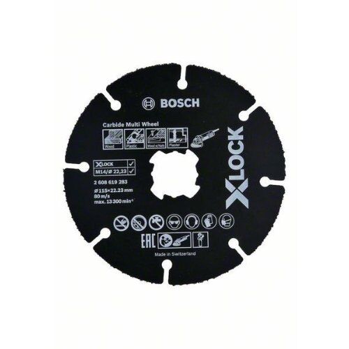  X-LOCK Trennscheiben Carbide Multi Wheel Bosch X-LOCK Trennscheibe Carbide Multi Wheel 115 mm, für kleine Winkelschleifer 12377246