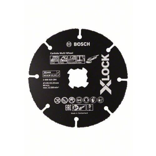 X-LOCK Trennscheiben Carbide Multi Wheel Bosch X-LOCK Trennscheibe Carbide Multi Wheel 125 mm, für kleine Winkelschleifer 12377248