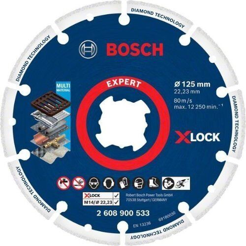  EXPERT Diamond Metal Wheel X-LOCK Trennscheiben Bosch EXPERT Diamond Metal Wheel X-LOCK Trennscheibe, 125 x 22,23 mm, für kleine Winkelschleifer 12377163