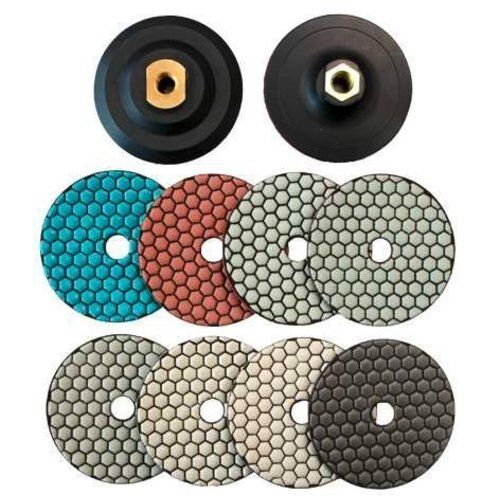  DIA-Schleifpad-Set Clever Diamant SCHLEIFPADSET 94-100, K50 - K10000, trocken 12387186
