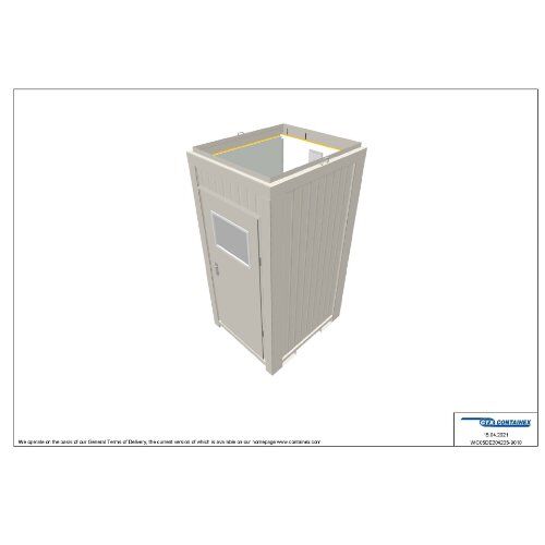  Sanitärboxen Containex 5' WC-BOX inkl. 5l-Untertischspeicher - weiß 1238802