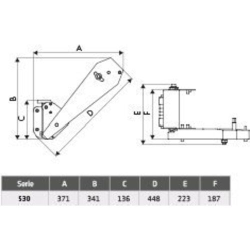  INDUSTRIE Schlauchaufroller ELMAG Lagenspulautomatik f. 3/8" & 1/2"-Schlauch z.Serie 530 lackiert 12411785