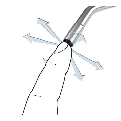  JWL Sicherheitsblaspistolen ELMAG Ausblaspistole JWL SUPER Silent, Ø 8mm Rohr rostfrei gebogen, inkl. Stecknippel (OSHA) 12413452