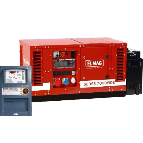  SEDSS 7000WDE-ASS ELMAG Notstrom-Komplettpaket SEDSS 7000WDE-ASS DIESEL-Stromerzeuger m. HATZ 1B40 Motor, (super-schallgedämmt) 12423855