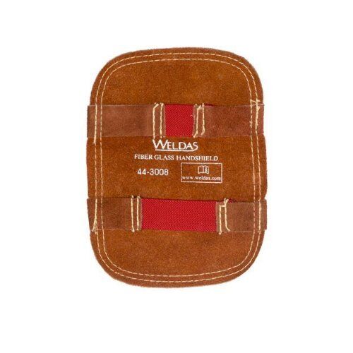  Schweißhandschuhe ELMAG Hitzeabweisendes Handschutzschild WELDAS 44-3008LB m. Front aus Fiberglas & Innenseite aus Spaltleder, BxL=15x20 cm 12408288
