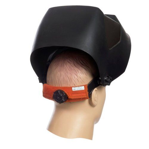  Hitzekopfschutz ELMAG Schweißband waschbar WELDAS 20-3300V SWATSOpad braun z.Kopfband Rückseite, m. Klettverschluss, L=14 cm, (2 Stk. Pack.) 12408328