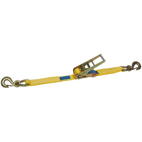  Zurrgurte, 2-teilig, 75 mm, LC 10000 daN (Umreifung) / 5000 daN (gestreckt), mit Druckratsche und Triangelhaken McBULL® Zurrgurt, 2-teilig, 75 mm, 4 m, 5000/10000 daN, Druckratsche/Triangelhaken 12399368