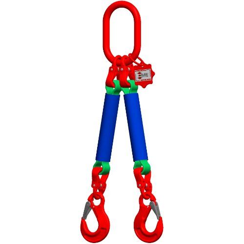  2-Strang mit Standard-Aufhängering McBULL® 2-Strang-Rundschlingengehänge, 1 Meter, 0-45° = 5600 kg/45-60°= 4000 kg, Typ4 12399445