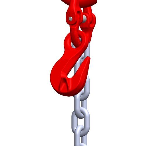 3-Strang-Kettengehänge, mit galvanisch verzinkter Kette Mehrpreise Mehrpreis je Verkürzungshaken mit Öse für McBULL® 3-Strang-Kettengehänge, GK8, galv. verz., 8 mm 12401131