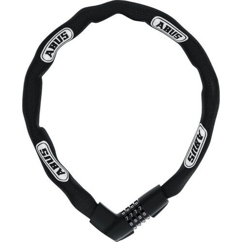  Schl. Ketten Kombi Fahrrad Abus Kettenschloss 1385/110 black 12354070