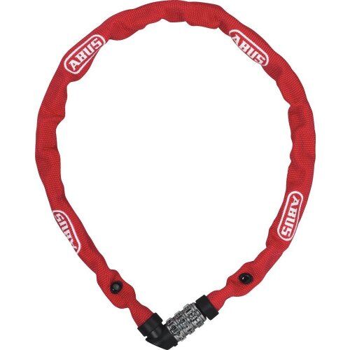  Schl. Ketten Kombi Fahrrad Abus Kettenschloss 1200/60 web red 12354052