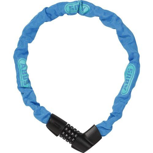  Schl. Ketten Kombi Fahrrad Abus Kettenschloss 1385/75 neon blue 12354048