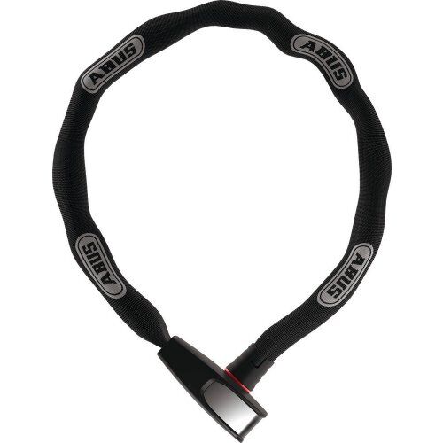  Schl. Ketten Kombi Fahrrad Abus Kettenschloss 6806K/110 black 12354055