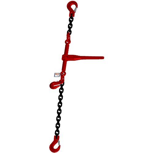  1-teilige, mit schwarz lackierter Kette McBULL® 1-teilige-Zurrkette, GK8, schwarz, 8 mm, 1 Meter 12401158