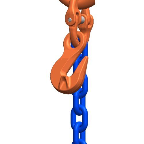  4-Strang-Kettengehänge, mit Sondergüte-Kette Mehrpreise Mehrpreis je Verkürzungshaken mit Öse für McBULL® 4-Strang-Kettengehänge, GK10, Sondergüte-Kette, 10 mm 12402471