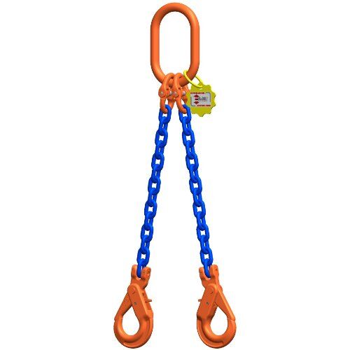  2-Strang-Kettengehänge, mit Sondergüte-Kette mit Standard-Aufhängering McBULL® 2-Strang-Kettengehänge, GK10, Sondergüte-Kette, 7 mm, 1 Meter, Typ2 12401855