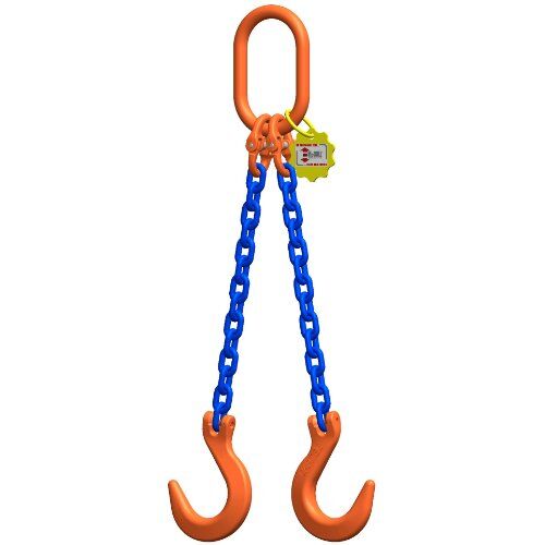  2-Strang-Kettengehänge, mit Sondergüte-Kette mit Standard-Aufhängering McBULL® 2-Strang-Kettengehänge, GK10, Sondergüte-Kette, 7 mm, 1 Meter, Typ3 12401856
