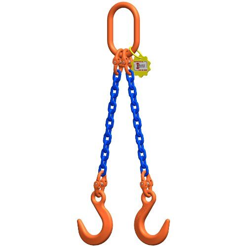  2-Strang-Kettengehänge, mit Sondergüte-Kette mit Standard-Aufhängering McBULL® 2-Strang-Kettengehänge, GK10, Sondergüte-Kette, 10 mm, 1 Meter, Typ6 12401875