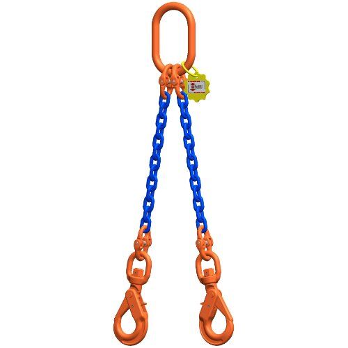  2-Strang-Kettengehänge, mit Sondergüte-Kette mit Standard-Aufhängering McBULL® 2-Strang-Kettengehänge, GK10, Sondergüte-Kette, 8 mm, 1 Meter, Typ7 12401868