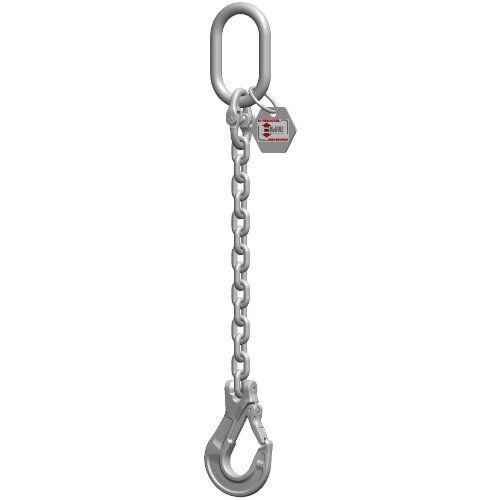  1-Strang-Kettengehänge mit Standard-Aufhängering McBULL® 1-Strang-Kettengehänge, GK6 (INOX), 6 mm, 1 Meter, Typ1 12402843
