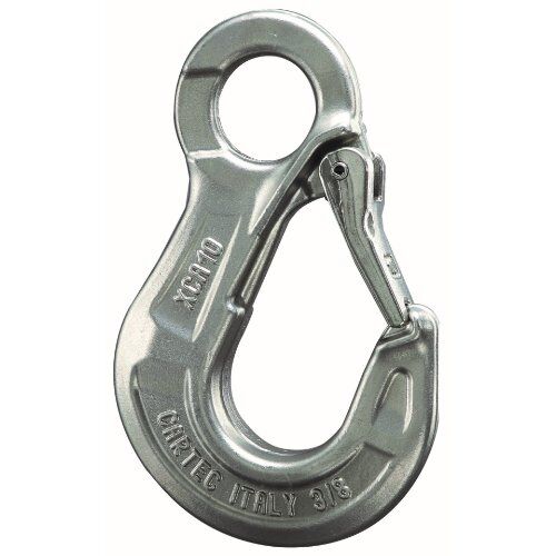  Haken Ösenlasthaken, mit Schmiedefalle CARTEC® Ösenlasthaken(Schmiedefalle), GK6, Edelstahl, 8 mm 12403006