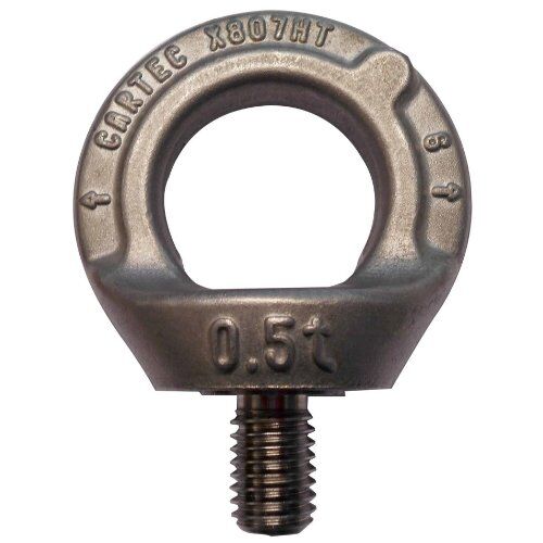  Ringschrauben Ringschrauben, variabel, ohne Schlüssel CARTEC® Ringschraube (drehbar), GK6, Edelstahl, M16, 1000 kg(90°)/2400 kg(0°) 12403011