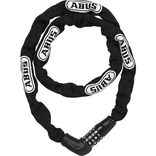  Schl. Ketten Kombi Fahrrad Abus Kettenschloss 5805C/110 black 12354021