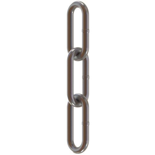  Rundstahlketten nach DIN 5685, C-Glieder (langgliedrig) Rundstahlkette DIN 5685/C, 8 mm, blank, 15 m 12403577