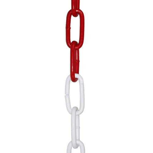  Rundstahlketten nach DIN 5685 Rundstahlkette DIN 5685/C, 6 mm, rot-weiß, 30 m 12403585