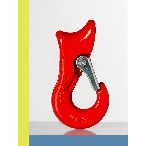  Forst-Seilgleithaken mit Sicherung McBULL® Forst-Seilgleithaken mit Sicherung, GK8, rot, 13 mm 12403736