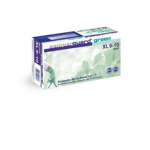  Handschuhe sempermed *GREEN* SEMPERGUARD NITRIL HANDSCHUHE Gr.  8-9 (L) 12395372