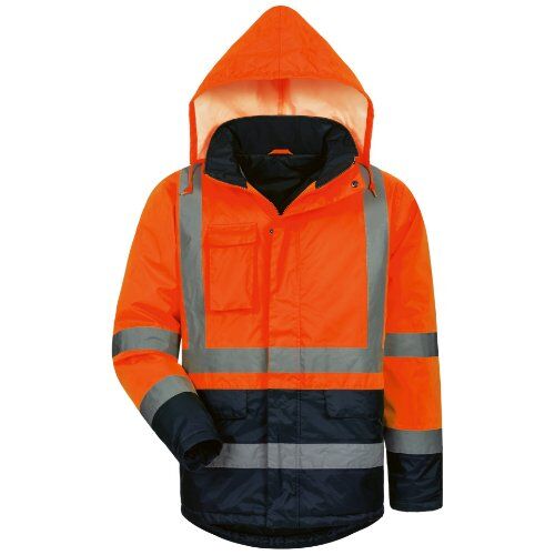  Bekleidung Jacken Safestyle *STEFAN* WARNSCHUTZPARKA ORANGE/MARINE Gr.  0-S (46/48) 12393492