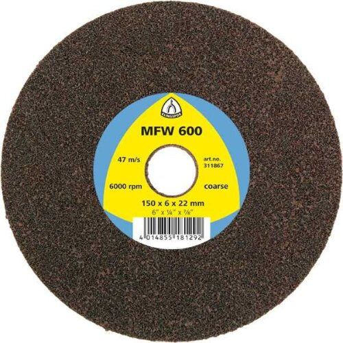  KLINGSPOR Kompaktscheibe MFW 600 Siliziumkarbid MFW 600 Kompaktscheiben, 125 x 6 x 22 mm Medium Siliziumkarbid 12459475
