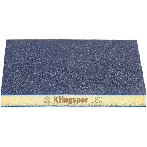  KLINGSPOR Schleifschwamm SW 501 Korund SW 501 TR Schleifschwämme Korund, 96 x 123 x 12,5 mm Korn 180 12460189