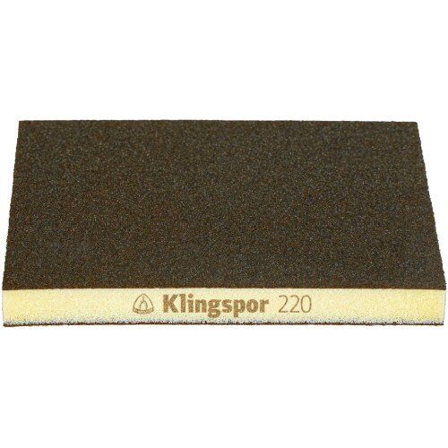  KLINGSPOR Schleifschwamm SW 501 Korund SW 501 TR Schleifschwämme Korund, 96 x 123 x 12,5 mm Korn 220 12460190