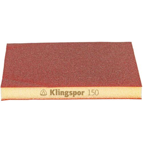  KLINGSPOR Schleifschwamm SW 501 Korund SW 501 TR Schleifschwämme Korund, 96 x 123 x 12,5 mm Korn 150 12460191