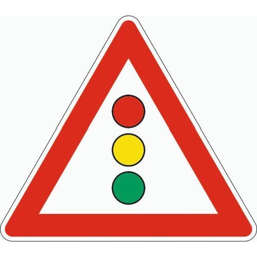  Verkehrsschilder und Straßenschilder ADCO Verkehrszeichen 131 Lichtzeichenanlage, SL 630 mm, Alu 2 mm, RA2 12355924