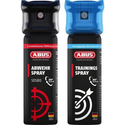 Persönliche Sicherheit und Gegenstandsschutz Persönliche Sicherheit und Gegenstandsschutz Abus Abwehrspray SDS80 inkl. Trainingsspray TwinPack B 12355479