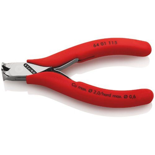  Elektronik-Vornschneider KNIPEX 64 01 115 Elektronik-Vornschneider mit rutschhemmendem Kunststoff überzogen 115 mm 12380504