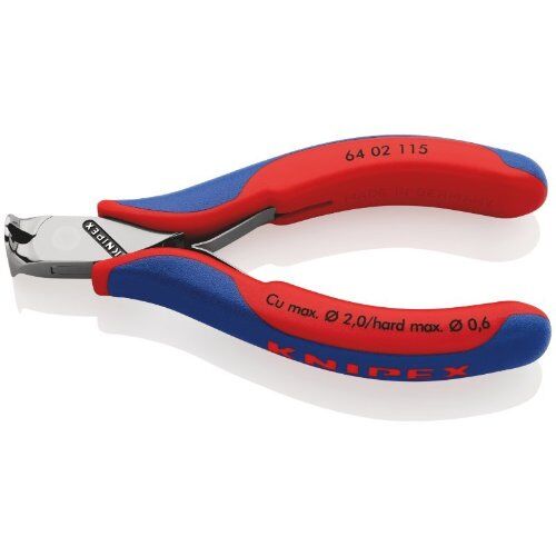  Elektronik-Vornschneider KNIPEX 64 02 115 Elektronik-Vornschneider mit Mehrkomponenten-Hüllen 115 mm 12380498