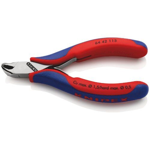  Elektronik-Vornschneider KNIPEX 64 42 115 Elektronik-Vornschneider mit Mehrkomponenten-Hüllen 115 mm 12380497