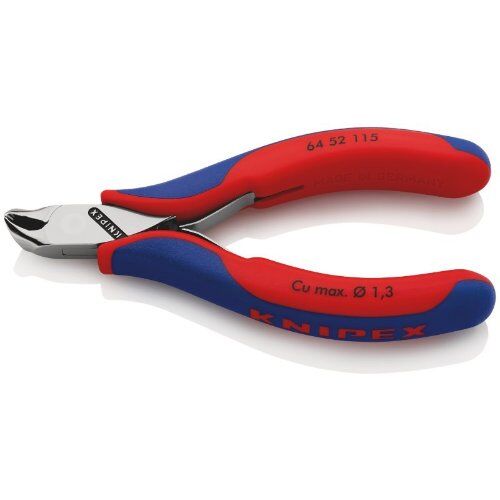  Elektronik-Vornschneider KNIPEX 64 52 115 Elektronik-Vornschneider mit Mehrkomponenten-Hüllen 115 mm 12380501