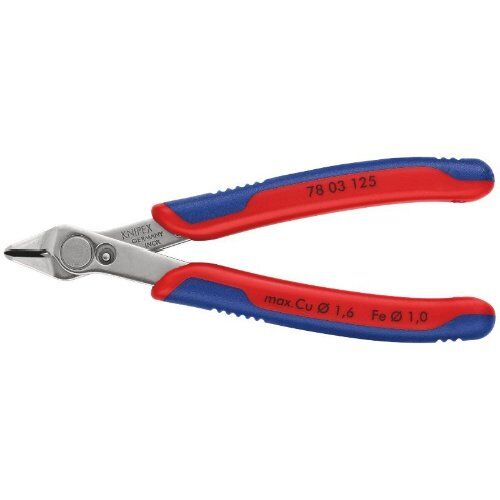  Electronic Super Knips® KNIPEX 78 03 125 Electronic Super Knips® mit Mehrkomponenten-Hüllen 125 mm 12380592