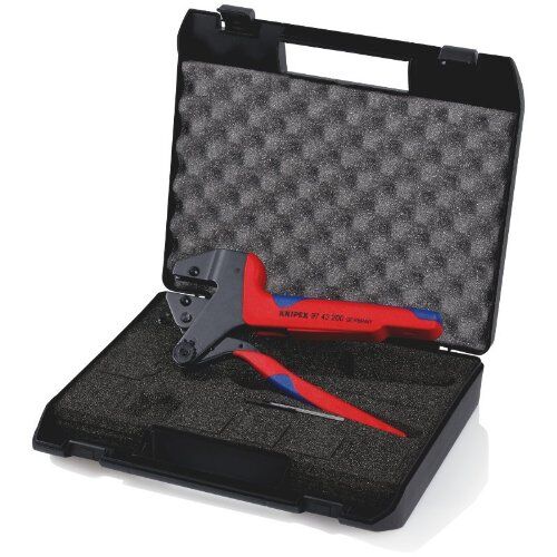  Crimp-Systemzangen für auswechselbare Crimpeinsätze KNIPEX 97 43 200 Crimp-Systemzange für auswechselbare Crimpeinsätze mit Mehrkomponenten-Hüllen brüniert 200 mm 12380651