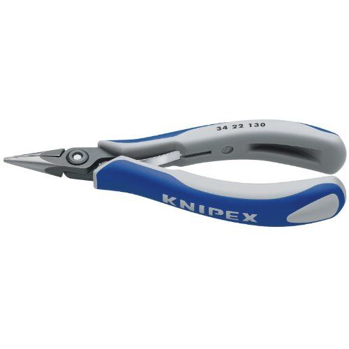  Präzisions-Elektronik-Greifzangen KNIPEX 34 22 130 Präzisions-Elektronik-Greifzange mit Mehrkomponenten-Hüllen brüniert 135 mm 12380897